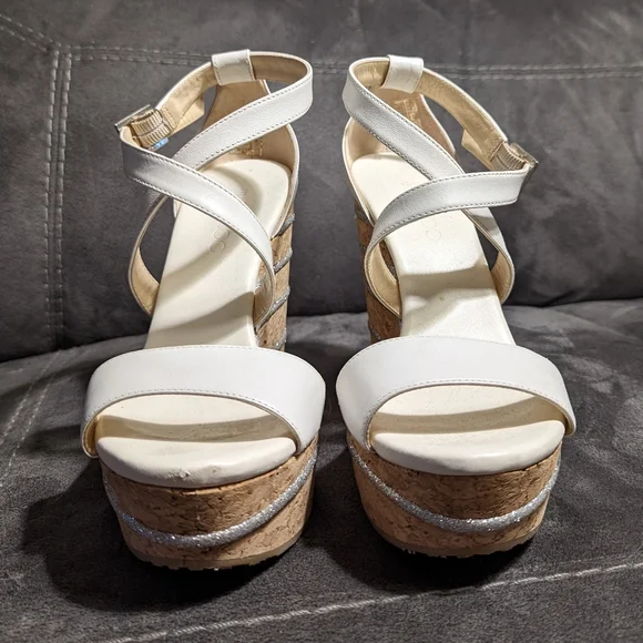 Jimmy Choo | Shoes | Jimmy Choo Wedge Sandals | Poshmark